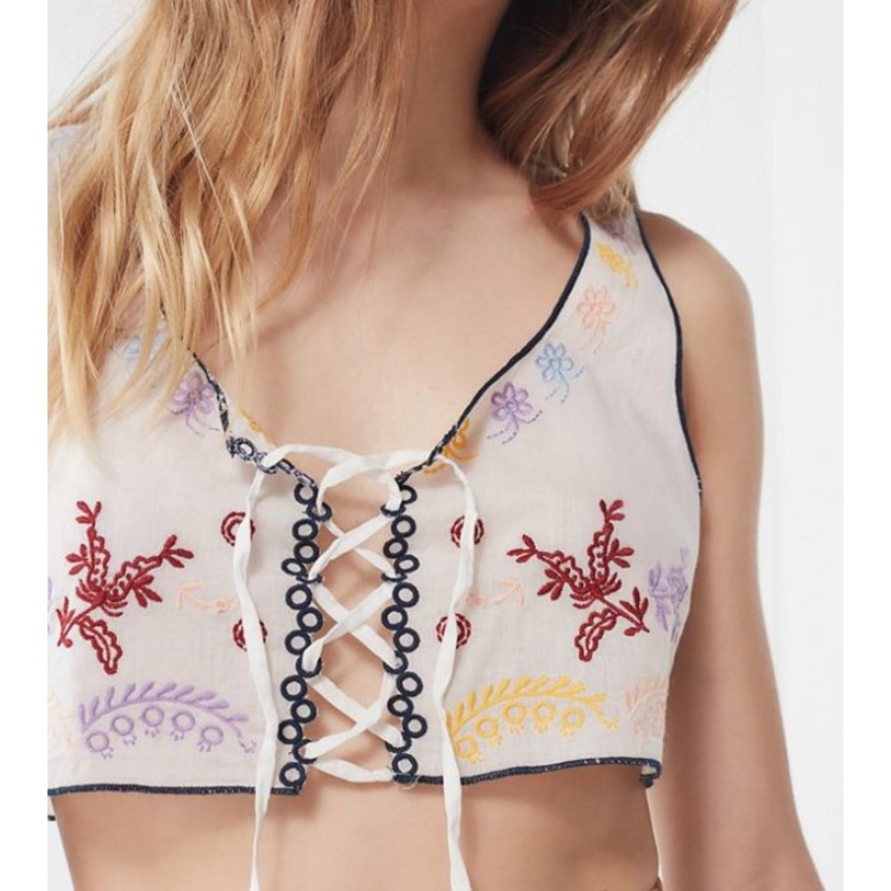UO Out From Under Front-tie Bra